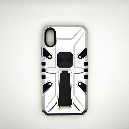 iPhone X Shockproof Armour Magnet Car holder Military Grade Case White