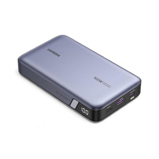 UGREEN 20000mAh 100W Fast Charging Power Bank – Model PB720 – Portable Fast Charging Battery Pack for Smartphones, Tablets, Laptops and USB-Powered Devices