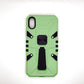 iPhone XR Shockproof Armour Magnet Car holder Military Grade Case Light Green