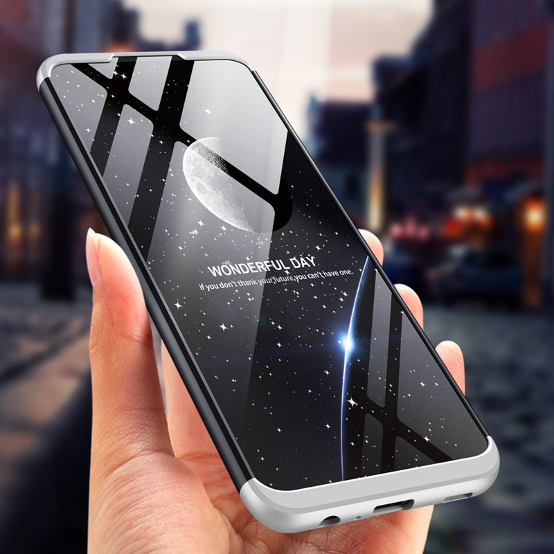 LEEKA Samsung A52 Full 3in1 Cover 360º Shockproof Armour Hard Matte PC Case