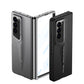 LEEKA Samsung Z Fold 5 case with Super Luxury Sport car fiber Pro case design with free inbuilt Screen Protector