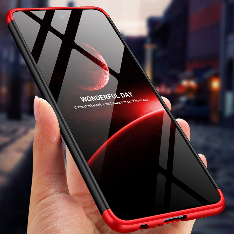 LEEKA Samsung M33 Full 3in1 Cover 360º Shockproof Armour Hard Matte PC Case