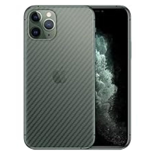 iPhone 11 Pro carbon Back Clear Skin Sticker