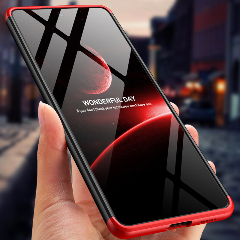 LEEKA Samsung A53 Full 3in1 Cover 360º Shockproof Armour Hard Matte PC Case