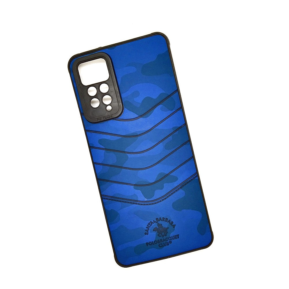 Redmi Note 12 Pro 4G POLO clothe texture case velvet Back Cover Blue