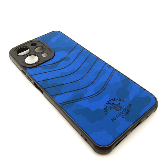 Redmi 12 POLO clothe texture case velvet Back Cover Blue