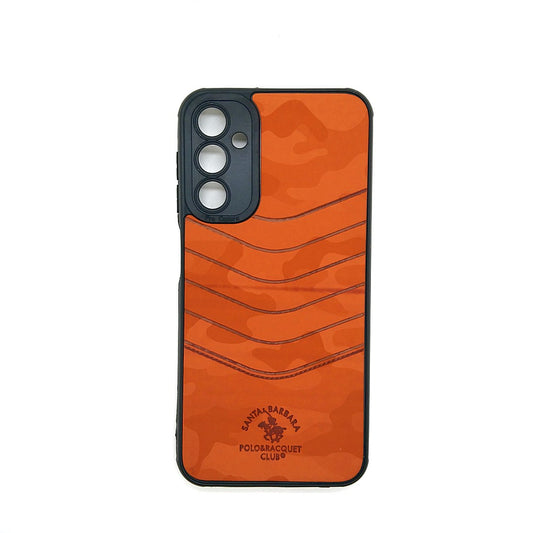 Samsung A24 4G POLO clothe texture case velvet Back Cover Orange