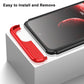 LEEKA Samsung M33 Full 3in1 Cover 360º Shockproof Armour Hard Matte PC Case