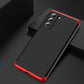 LEEKA Samsung S21 FE Full 3in1 Cover 360º Shockproof Armour Hard Matte PC Case