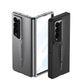LEEKA Samsung Z Fold 3 case with Super Luxury Sport car fiber Pro case design with free inbuilt Screen Protector
