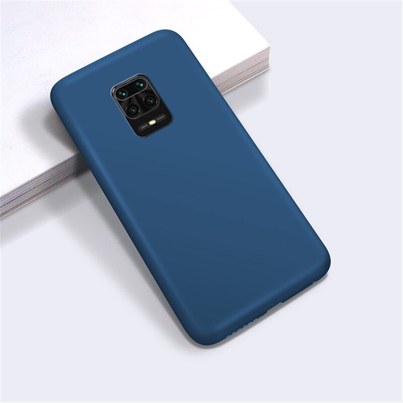 Redmi Note 9 Pro Silicone back Cover Slim Magic TPU Case Blue