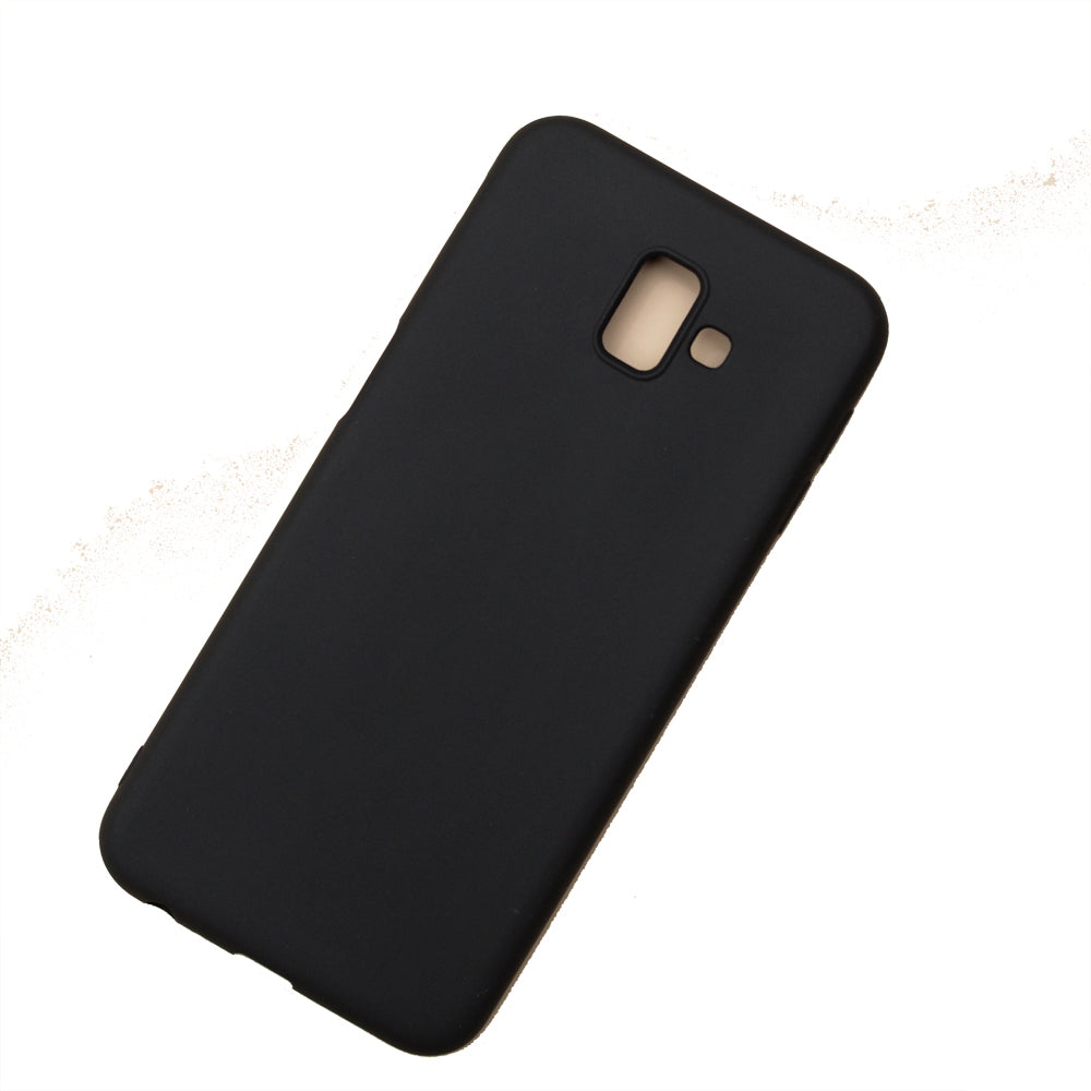 Samsung J6 Plus Silicone back Cover Slim Magic TPU Case Black