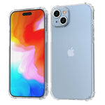 AntiShock Clear Back Cover Soft Silicone TPU Bumper case for apple iPhone 15