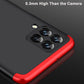LEEKA Samsung M33 Full 3in1 Cover 360º Shockproof Armour Hard Matte PC Case