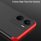 LEEKA Vivo Y16 Full 3in1 Cover 360º Shockproof Armour Hard Matte PC Case