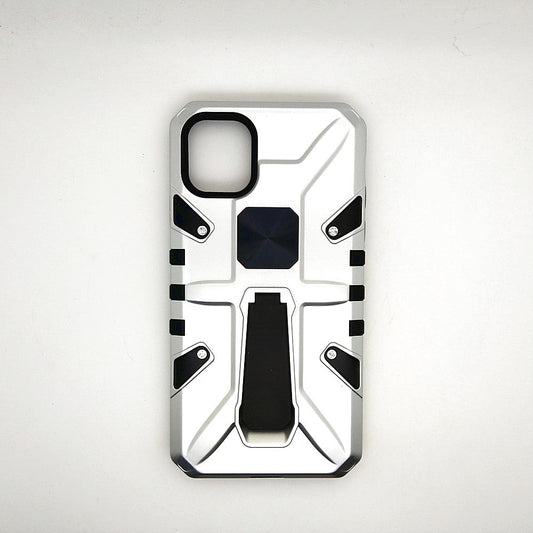 iPhone 11 Shockproof Armour Magnet Car holder Military Grade Case White