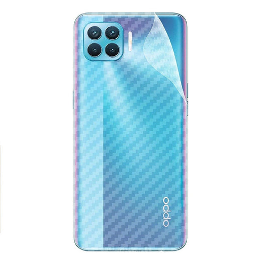 OPPO F17 Pro carbon Back Clear Skin Sticker