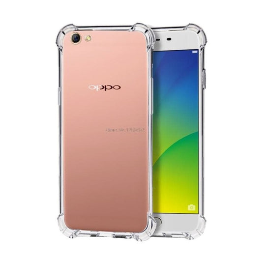 AntiShock Clear Back Cover Soft Silicone TPU Bumper case for OPPO F3