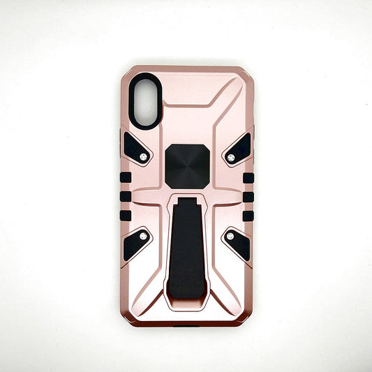 iPhone X Shockproof Armour Magnet Car holder Military Grade Case Rose