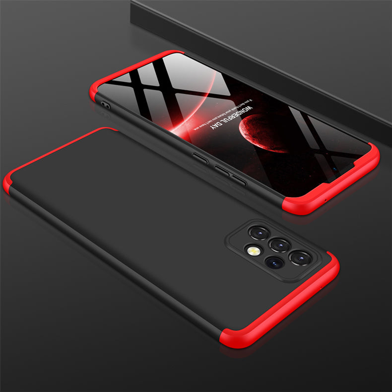 LEEKA Samsung A32 Full 3in1 Cover 360º Shockproof Armour Hard Matte PC Case