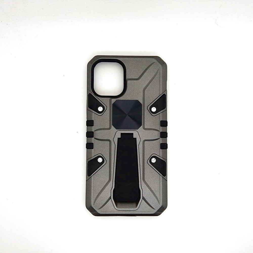 iPhone 12 Mini Shockproof Armour Magnet Car holder Military Grade Case Grey