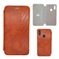 Huawei Y6 2019 Leather Pouch Case Premium Leather texture full cover