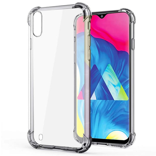 AntiShock Clear Back Cover Soft Silicone TPU Bumper case for Samsung M10