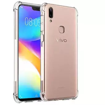 AntiShock Clear Back Cover Soft Silicone TPU Bumper case for Vivo Y91