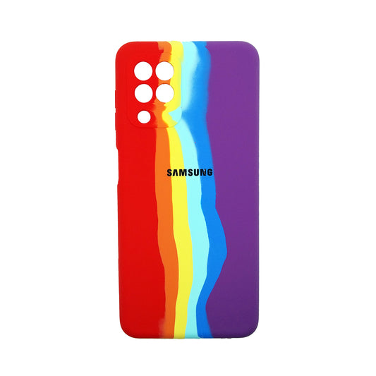 Latest Rainbow Silicone case for Samsung A22 4G