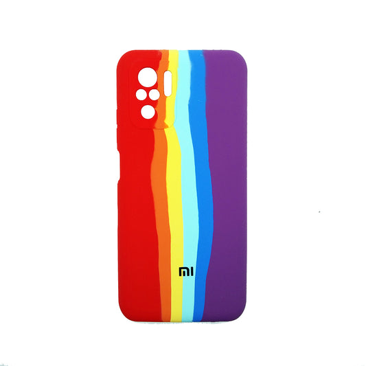 Latest Rainbow Silicone case for New Redmi Note 10