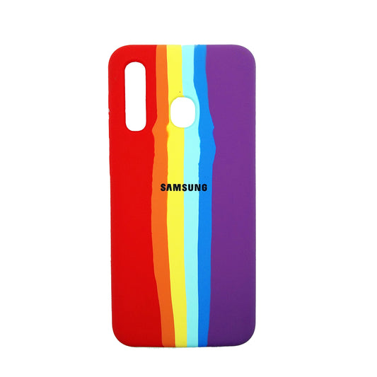 Latest Rainbow Silicone case for Samsung A20/A30