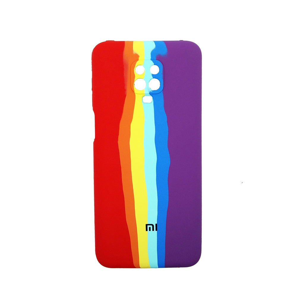 Latest Rainbow Silicone case for New Redmi Note 9 Pro