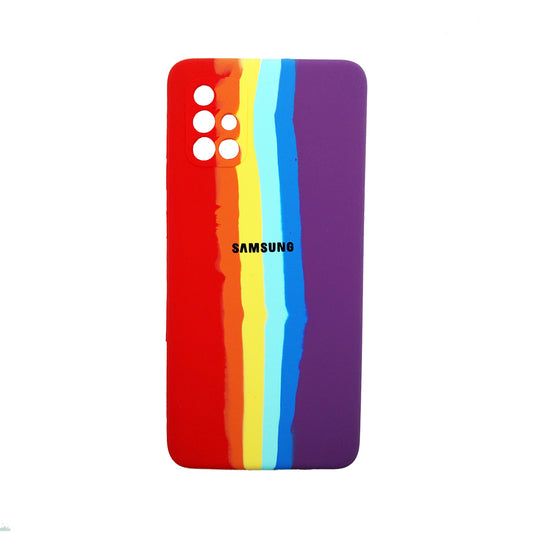 Latest Rainbow Silicone case for Samsung A71