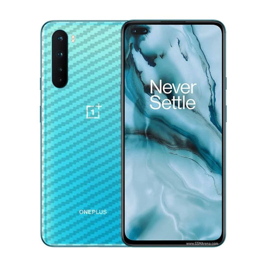 Oneplus Nord carbon Back Clear Skin Sticker