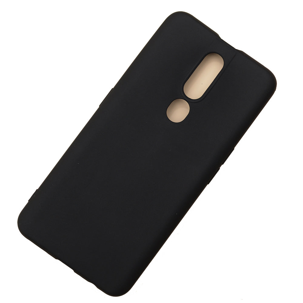 OPPO F11 Pro Silicone back Cover Slim Magic TPU Case Black