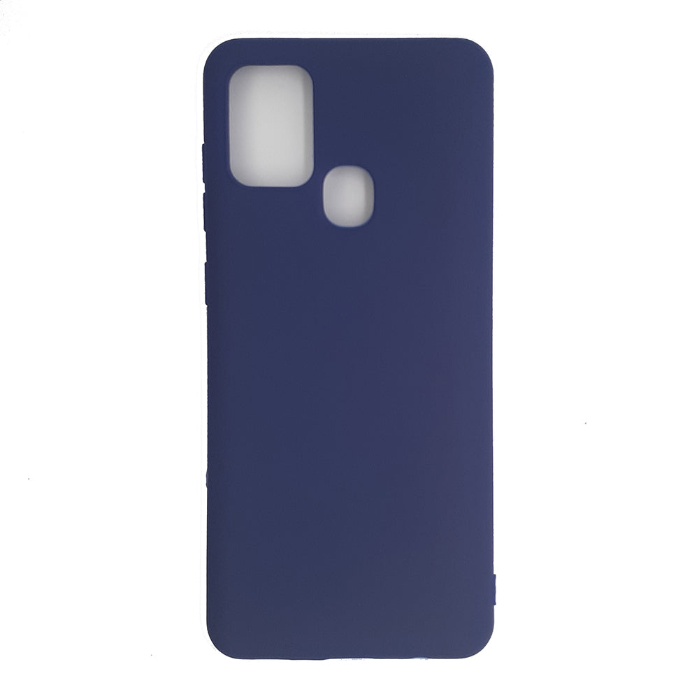 Samsung A21s Silicone back Cover Slim Magic TPU Case Blue