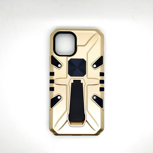 iPhone 11 Pro Shockproof Armour Magnet Car holder Military Grade Case Gold