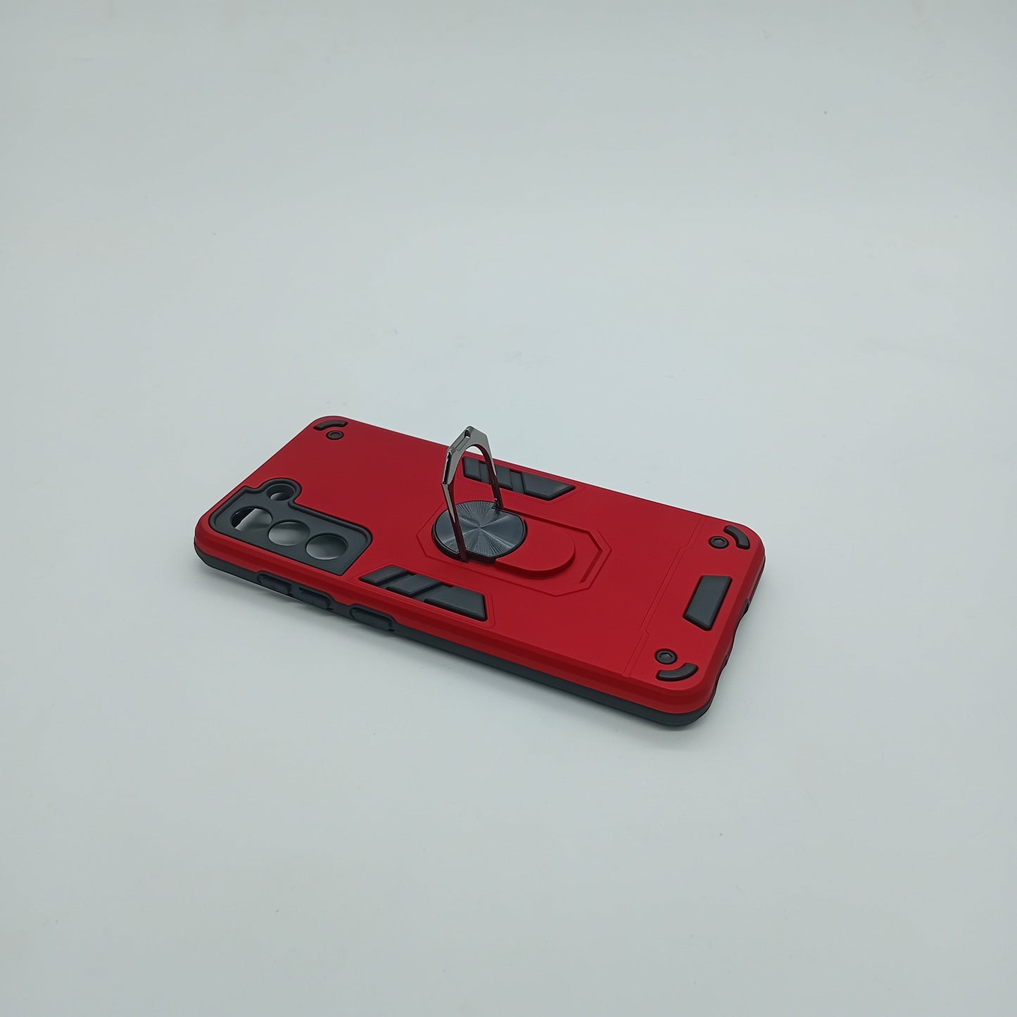 Samsung S21 FE Hard PC Case with ring holder Shockproof Slim back Cover