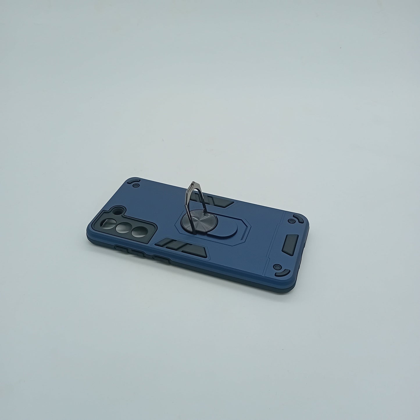 Samsung S21 FE Hard PC Case with ring holder Shockproof Slim back Cover