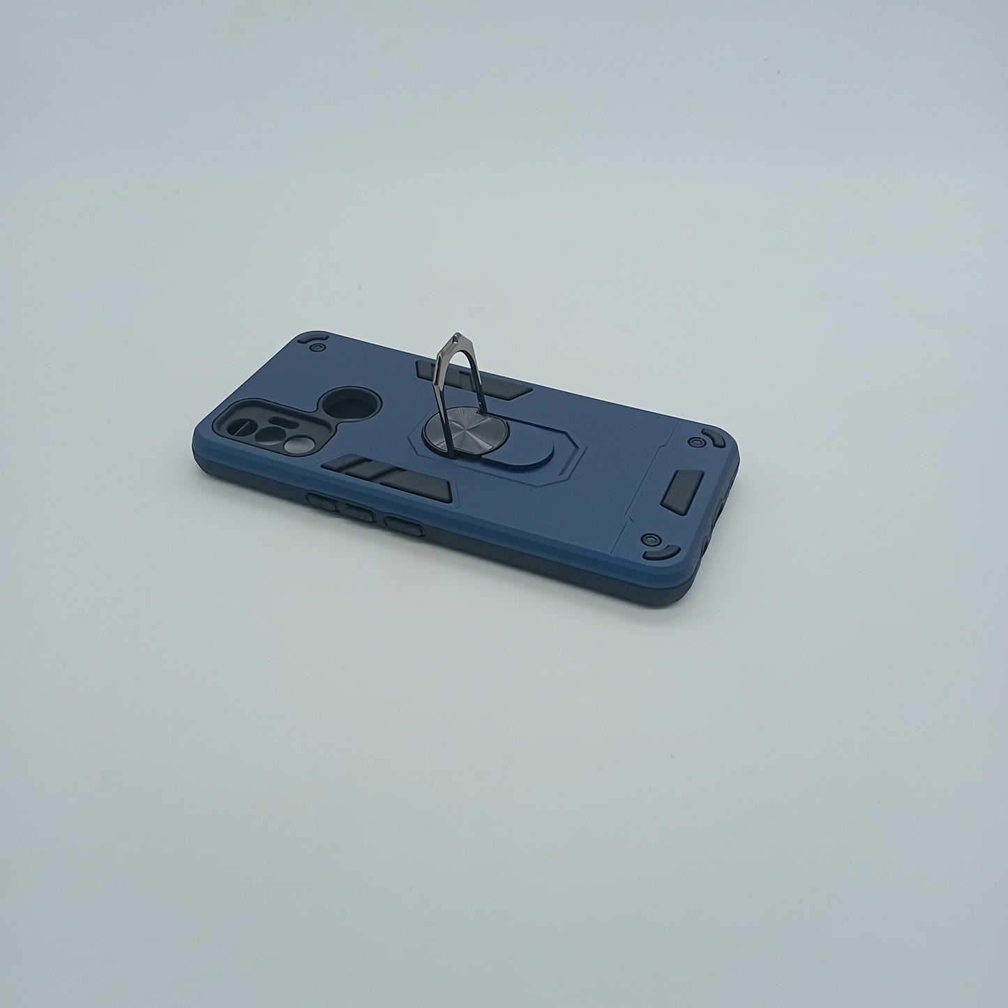 Tecno Spark 7 Hard PC Case with ring holder Shockproof Slim back Cover