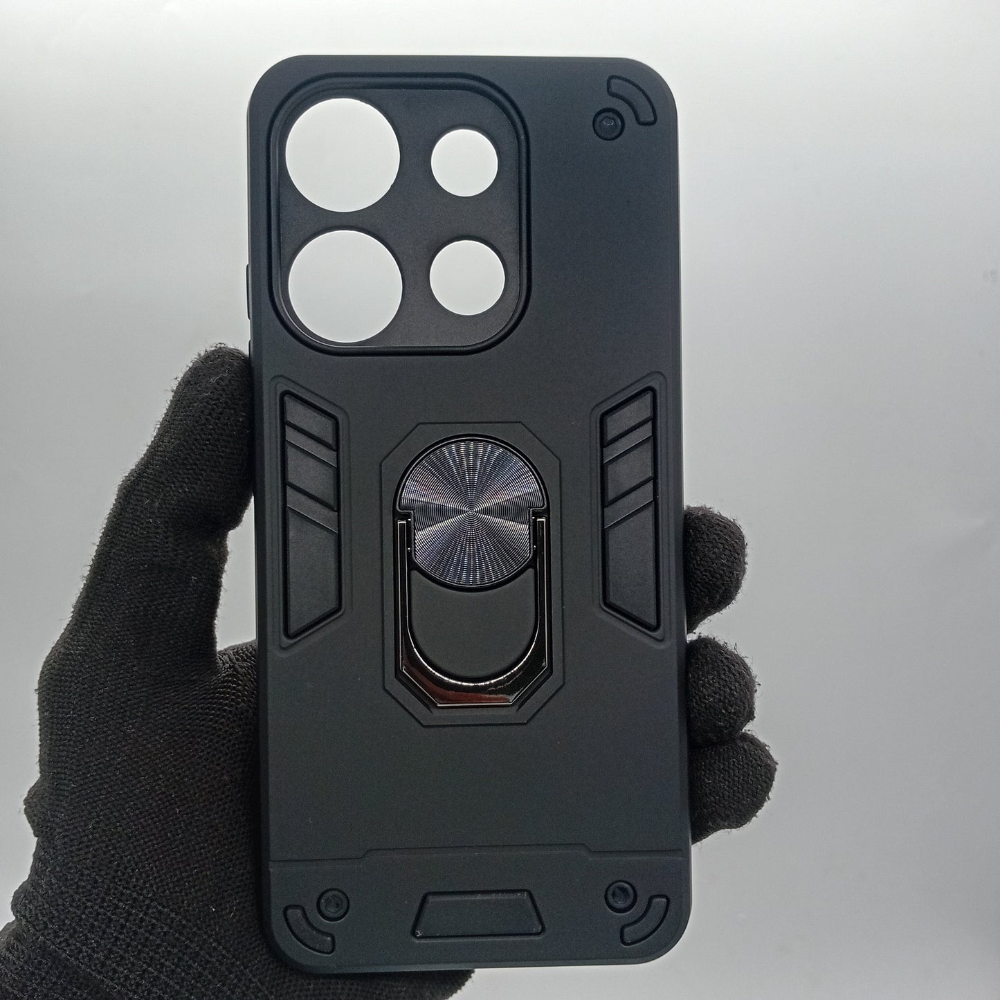 Tecno Spark Go 2023 Hard PC Case with ring holder Shockproof Slim back Cover