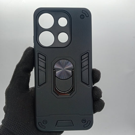 Tecno Spark Go 2023 Hard PC Case with ring holder Shockproof Slim back Cover