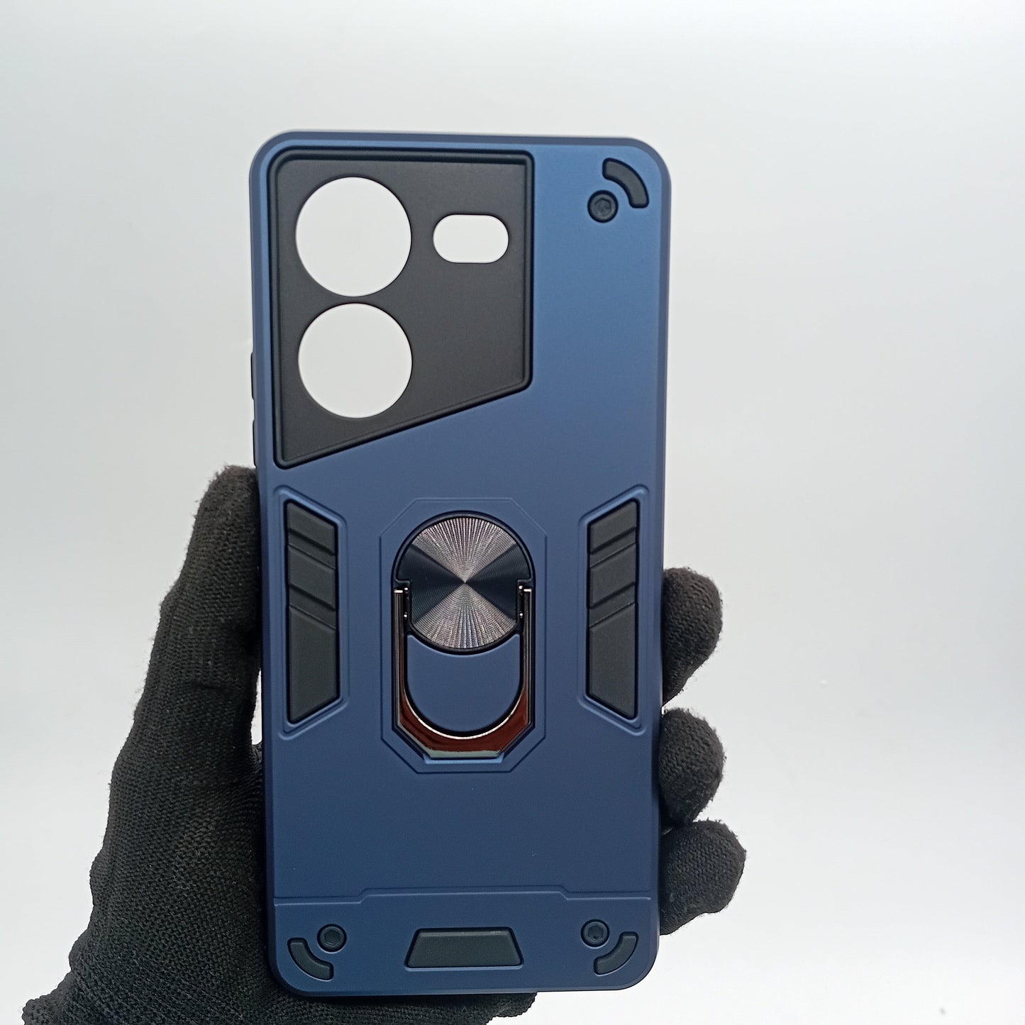 Tecno POVA 5 Hard PC Case with ring holder Shockproof Slim back Cover