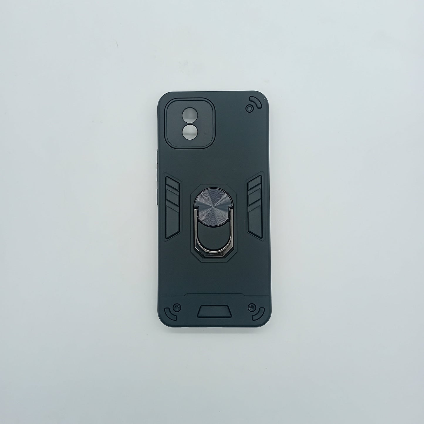Vivo Y02 Hard PC Case with ring holder Shockproof Slim back Cover