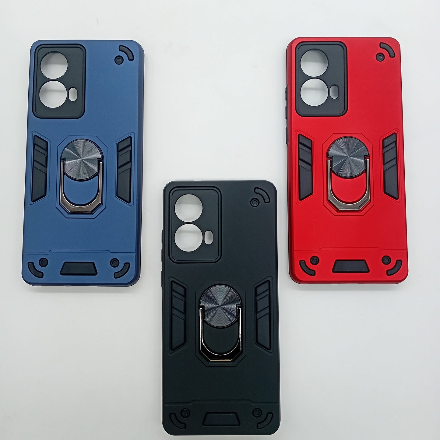 Motorola G85 Hard PC Case with ring holder Shockproof Slim back Cover