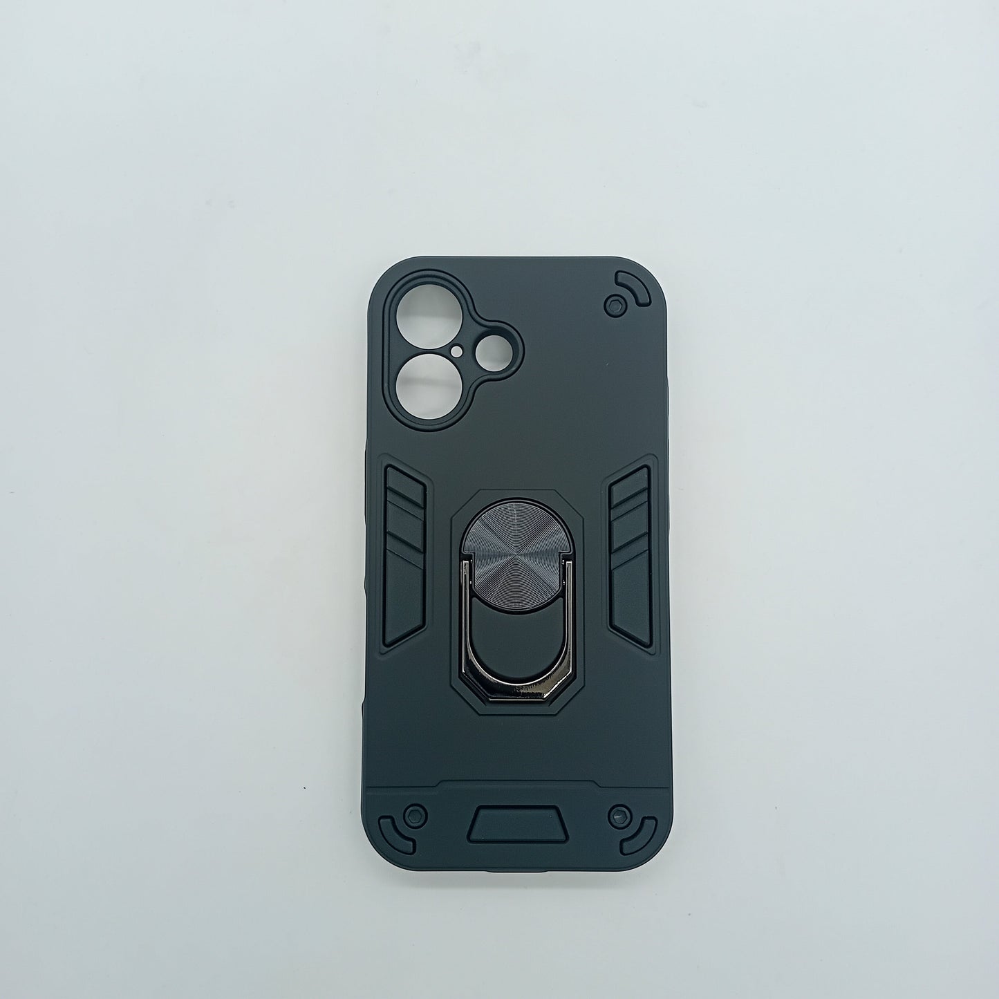 iPhone 16 Hard PC Case with ring holder Shockproof Slim back Cover