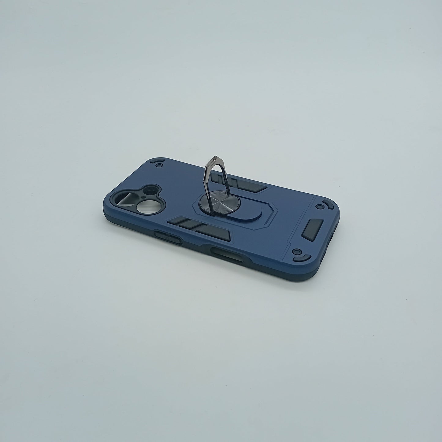 iPhone 16 Hard PC Case with ring holder Shockproof Slim back Cover