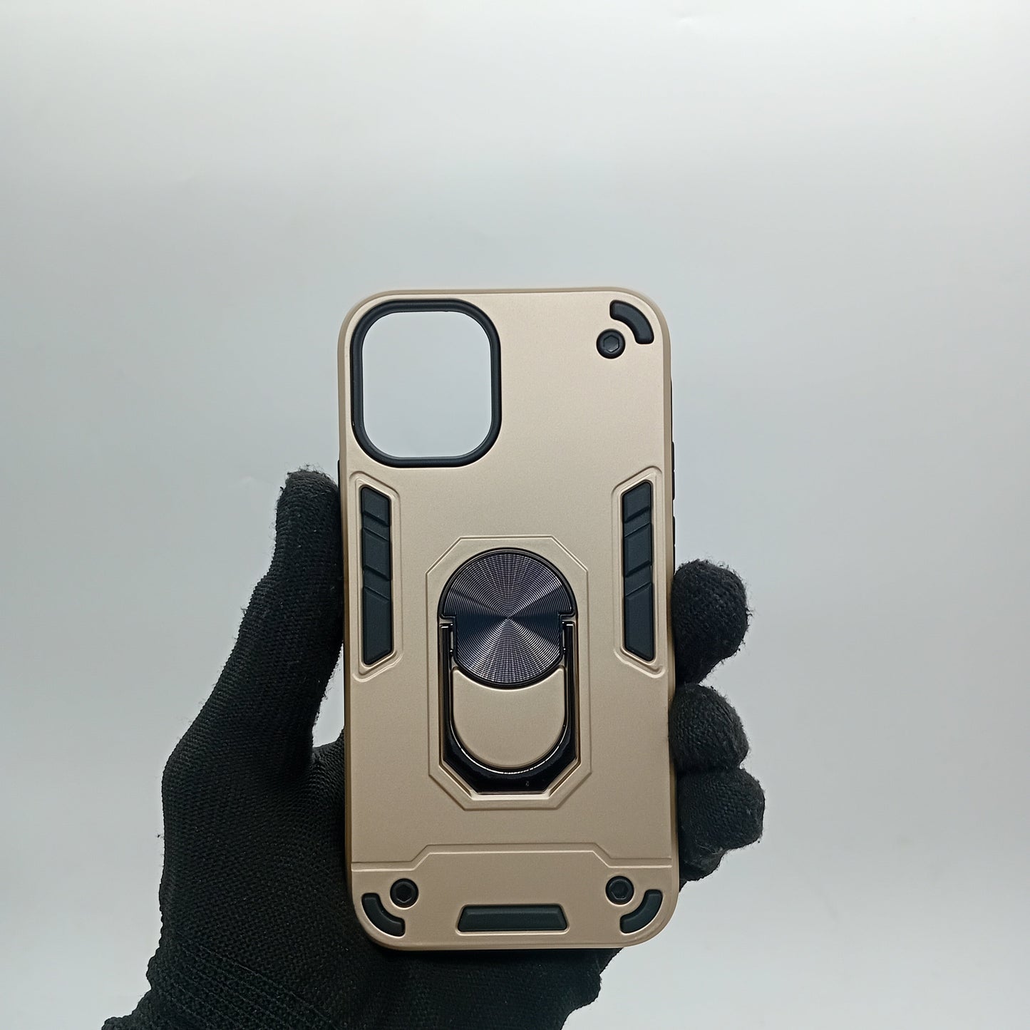 iPhone 12 Mini Hard PC Case with ring holder Shockproof Slim back Cover