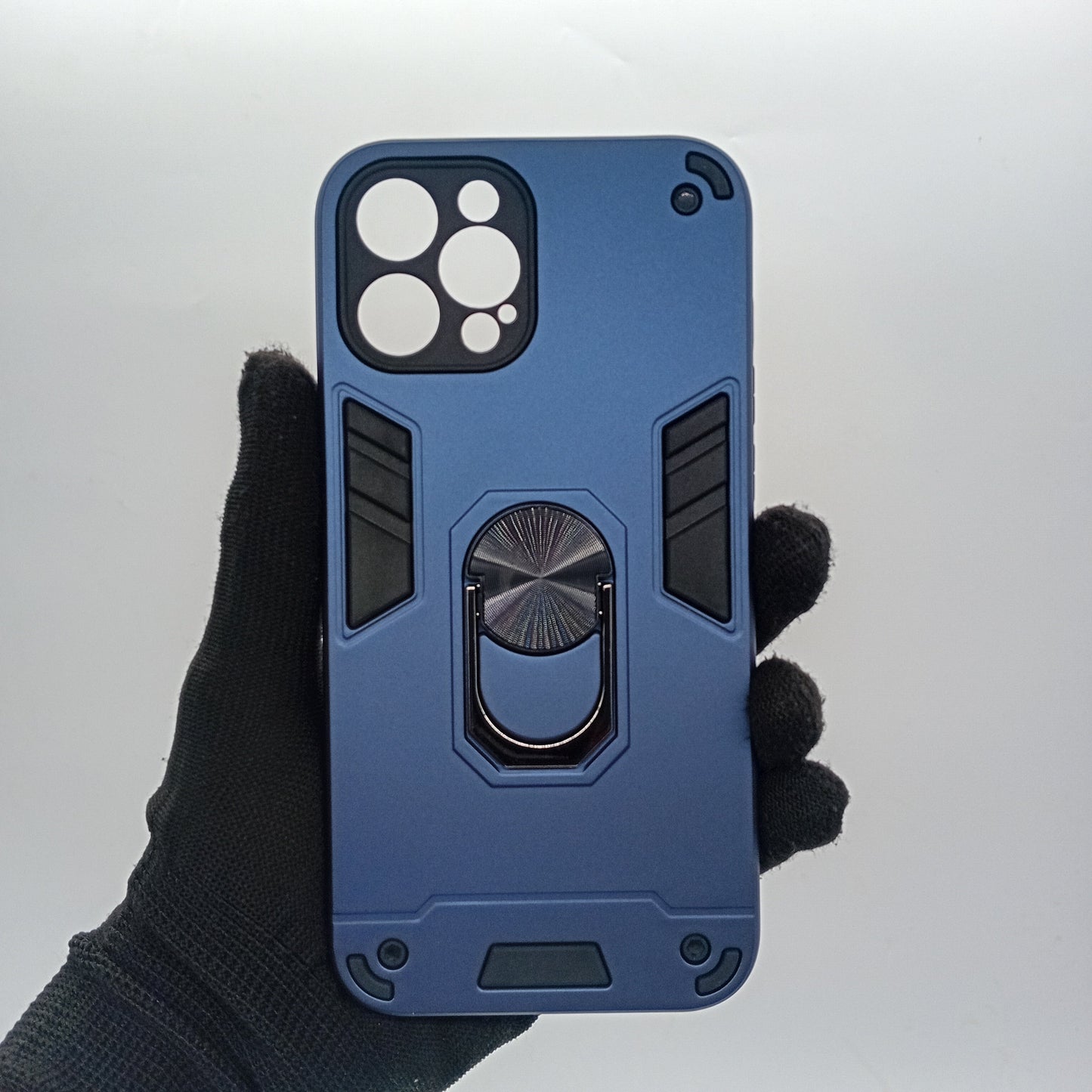iPhone 12 Pro Max Hard PC Case with ring holder Shockproof Slim back Cover