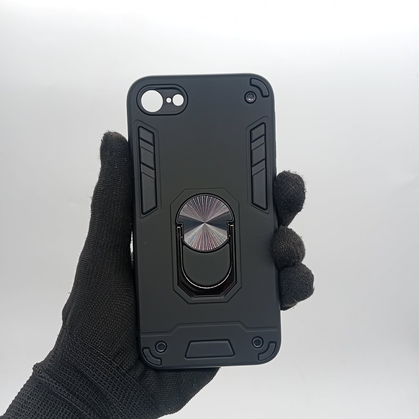 iPhone 7 Hard PC Case with ring holder Shockproof Slim back Cover